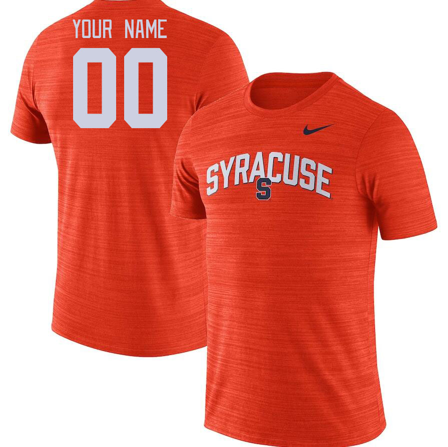 Custom Syracuse Orange Name And Number College Tshirt-Orange